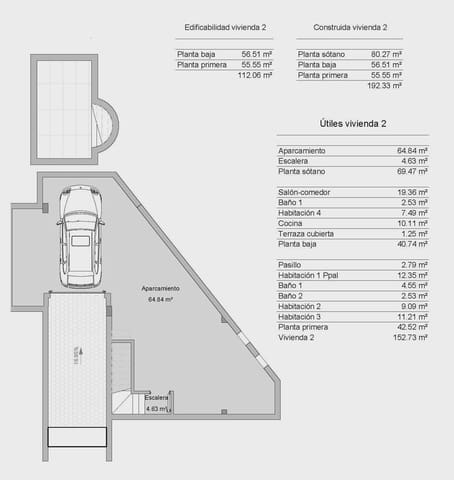4 bedroom Villa for sale in Las Lomas de Rame - Bahía Bella, Los Alcázares with pool garage - € 390,000 (Ref: 8378268)