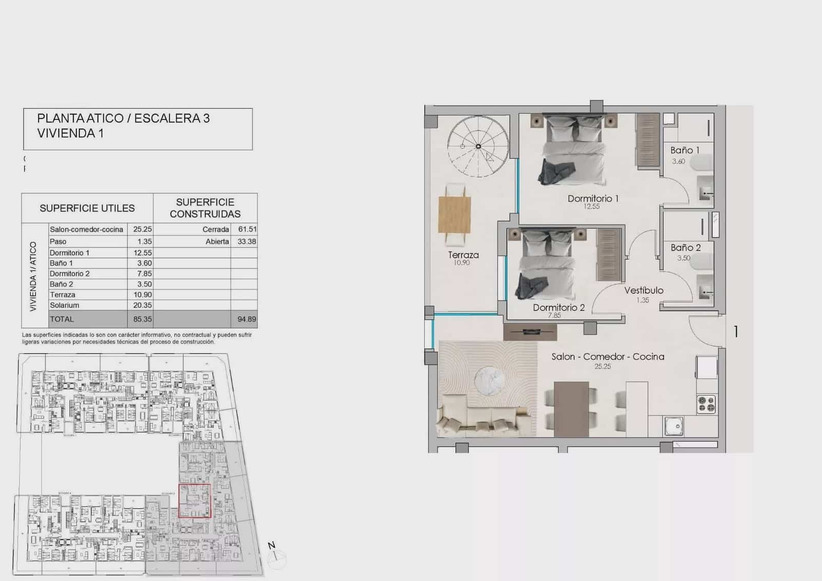 2 bedroom Apartment for sale in Santa Pola with pool garage - € 310,000 (Ref: 8378272)