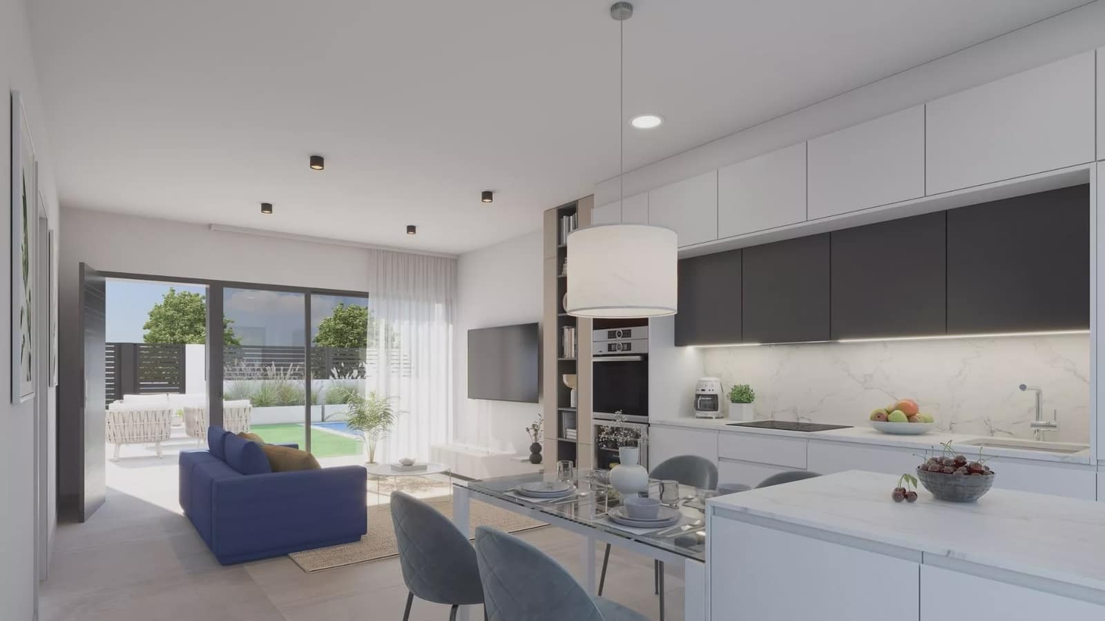 Chalet de 3 habitaciones en Los Narejos en venta con piscina garaje - 659.000 € (Ref: 8392941)