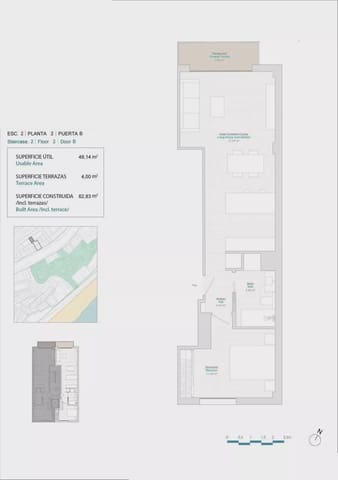 1 soveværelse Lejlighed til salg i Centro Urbano, La Villajoyosa / Vila Joiosa - € 254.000 (Ref: 8392945)