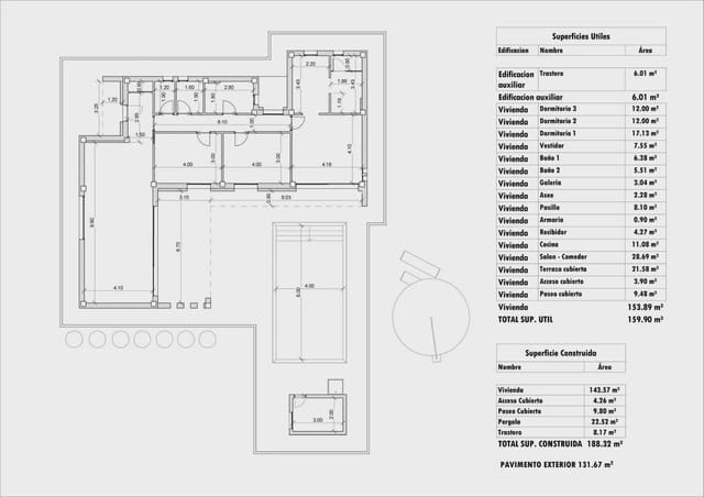 Chalet de 3 habitaciones en Aspe en venta con piscina garaje - 518.000 € (Ref: 9086639)