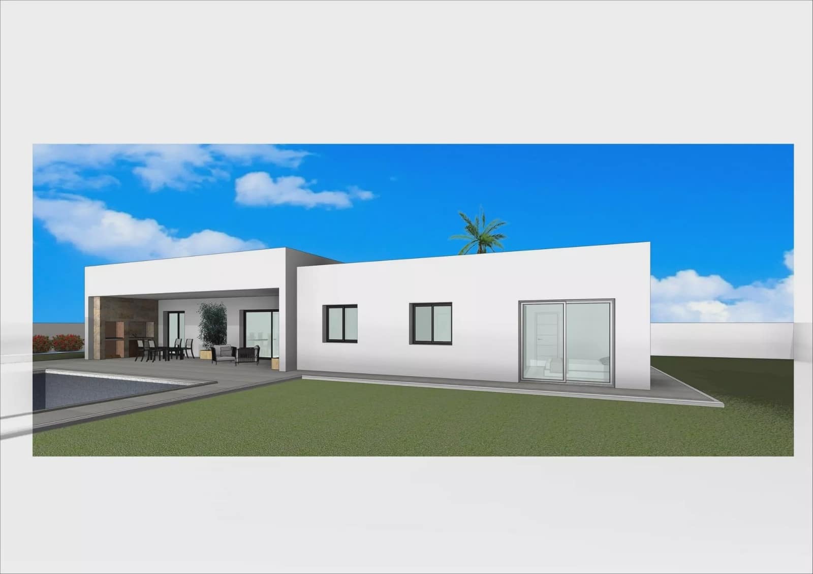 3 sypialnia Willa na sprzedaż w Aspe z basenem garażem - 468 000 € (Ref: 9086641)