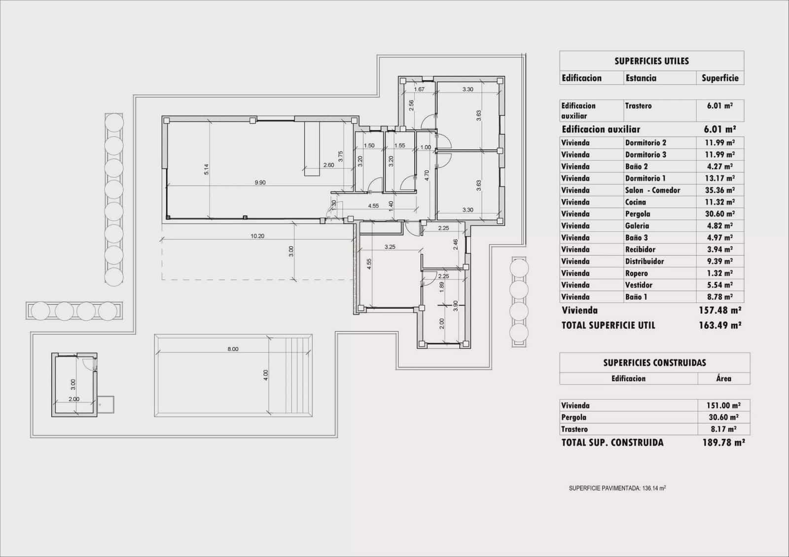3 bedroom Villa for sale in Aspe with pool garage - € 521,000 (Ref: 9086643)