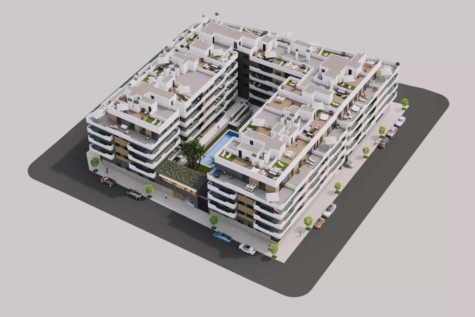 2 soverom Leilighet til salgs i Santa Pola med svømmebasseng garasje - € 315 000 (Ref: 9086665)