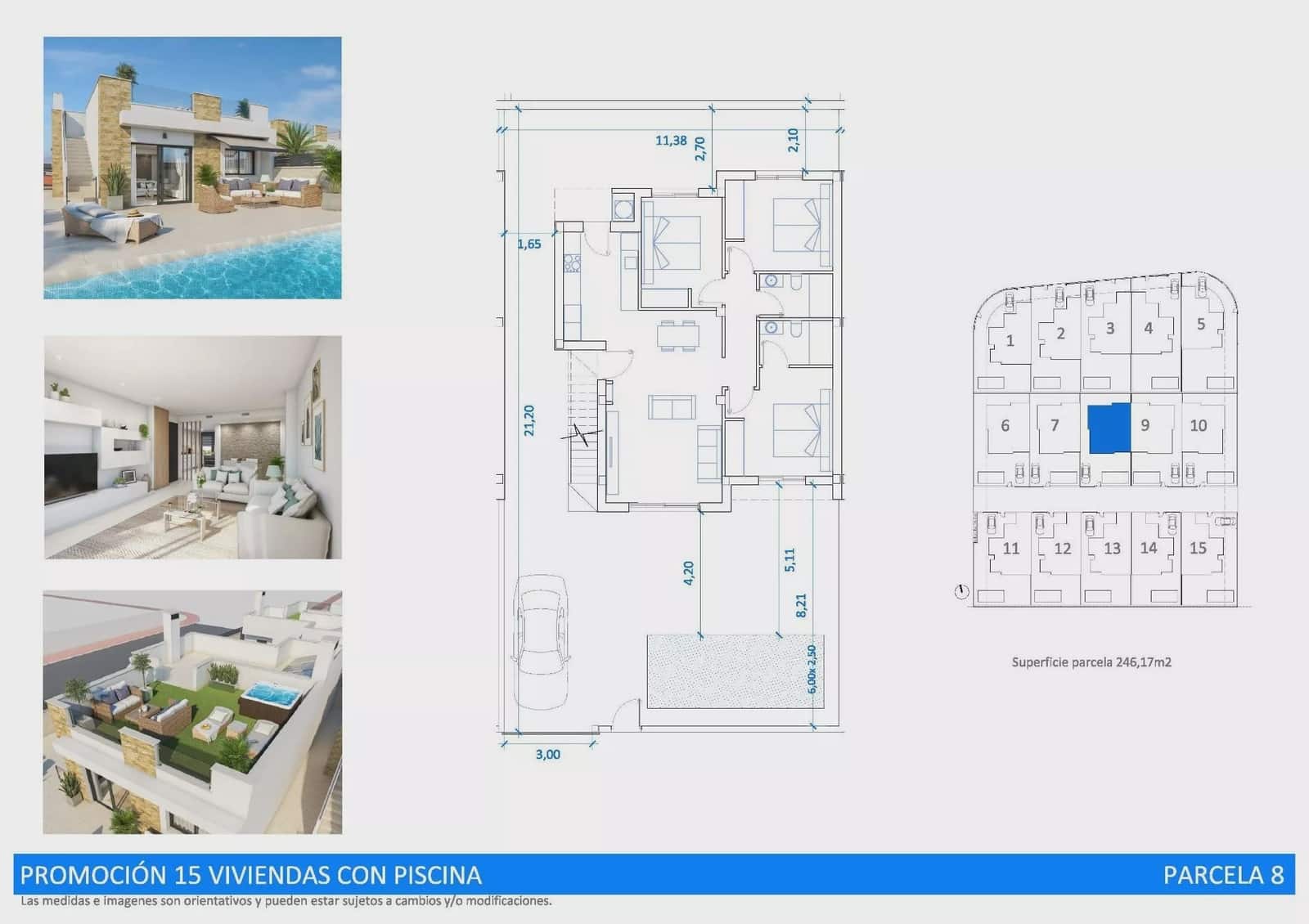 3 bedroom Villa for sale in San Fulgencio with pool garage - € 395,000 (Ref: 9086671)