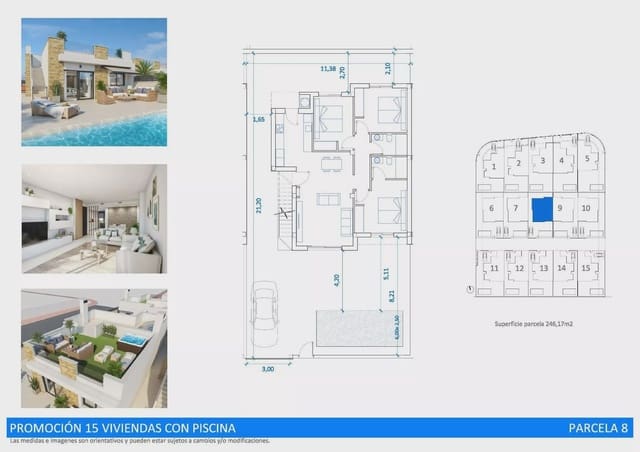 3 soverom Villa til salgs i San Fulgencio med svømmebasseng garasje - € 395 000 (Ref: 9086671)