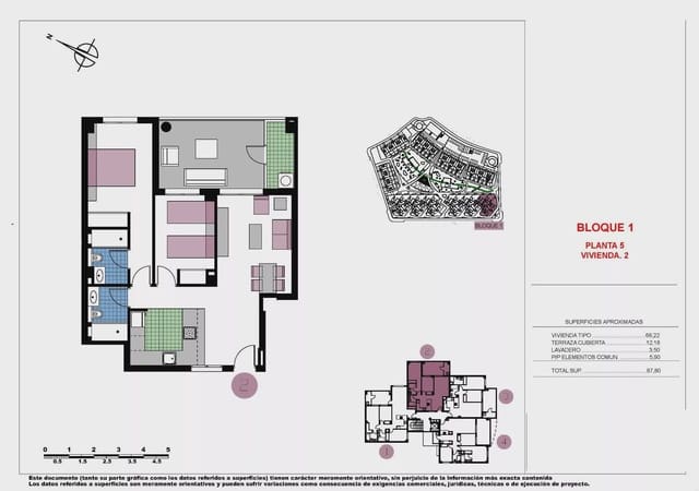 2 sypialnia Apartament na sprzedaż w Mil Palmeras, Pilar de la Horadada z basenem - 329 000 € (Ref: 9086729)