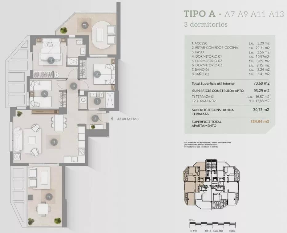 Apartamento Playa de 3 habitaciones en Calpe / Calp en venta con piscina garaje - 495.000 € (Ref: 9086739)