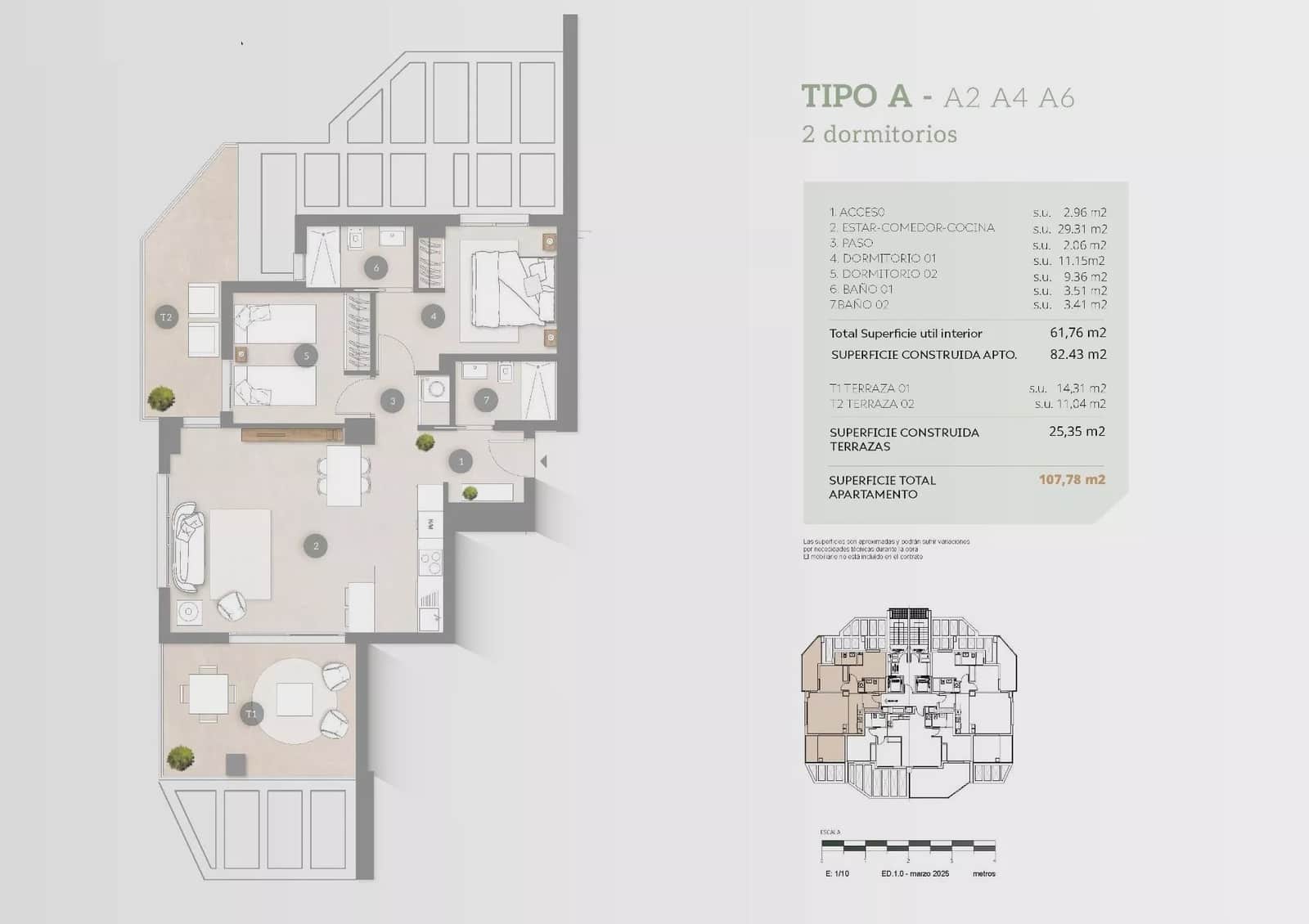 2 soveværelse Strandlejlighed til salg i Calpe / Calp med swimmingpool garage - € 430.000 (Ref: 9086740)