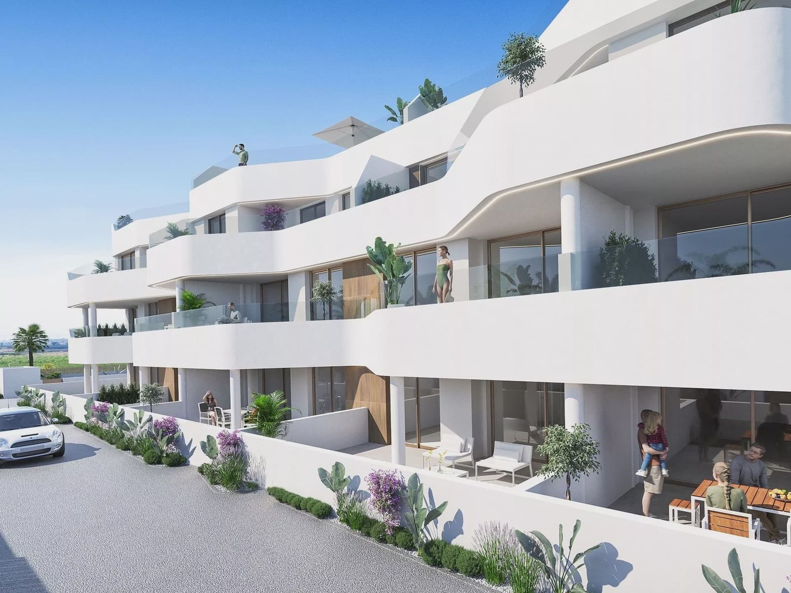 2 soverom Leilighet til salgs i Los Alcazares med svømmebasseng garasje - € 265 000 (Ref: 9086802)
