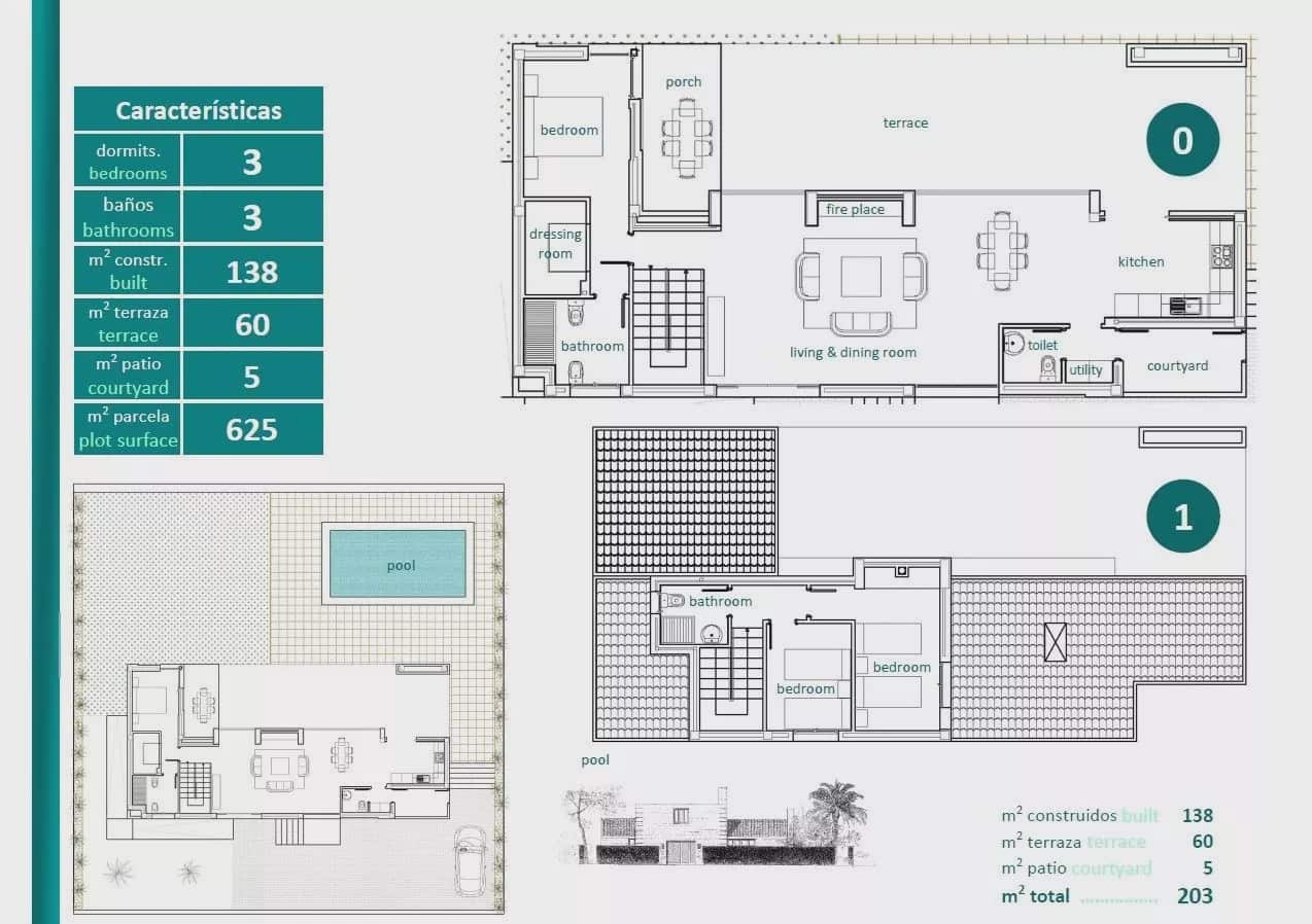 3 bedroom Villa for sale in Murcia city with pool garage - € 600,000 (Ref: 9086821)