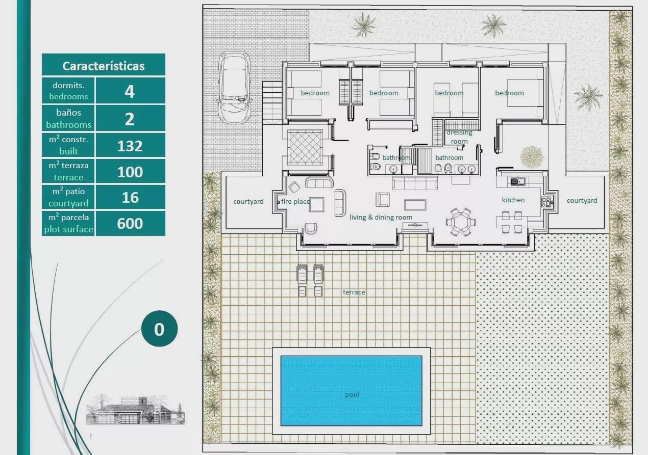 4 bedroom Villa for sale in Murcia city with pool garage - € 625,000 (Ref: 9086822)