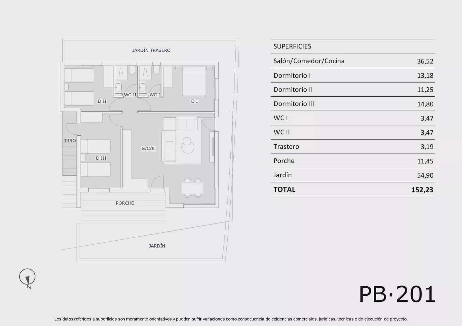 3 soverom Bungalow til salgs i San Miguel de Salinas med svømmebasseng - € 259 900 (Ref: 9086838)