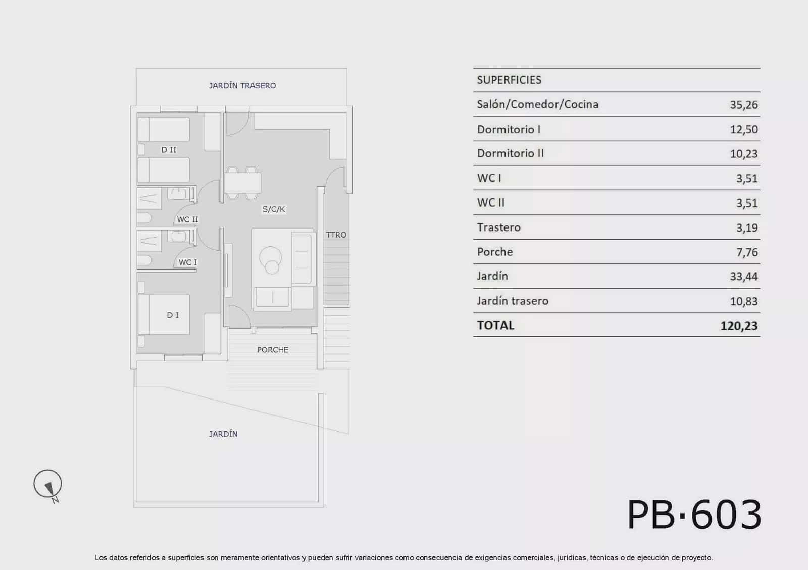 2 soverom Bungalow til salgs i San Miguel de Salinas med svømmebasseng - € 224 900 (Ref: 9086839)