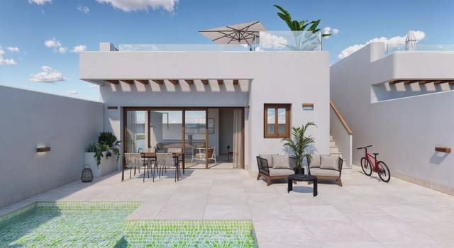 2 sypialnia Willa na sprzedaż w Torre-Pacheco z basenem garażem - 264 900 € (Ref: 9086843)