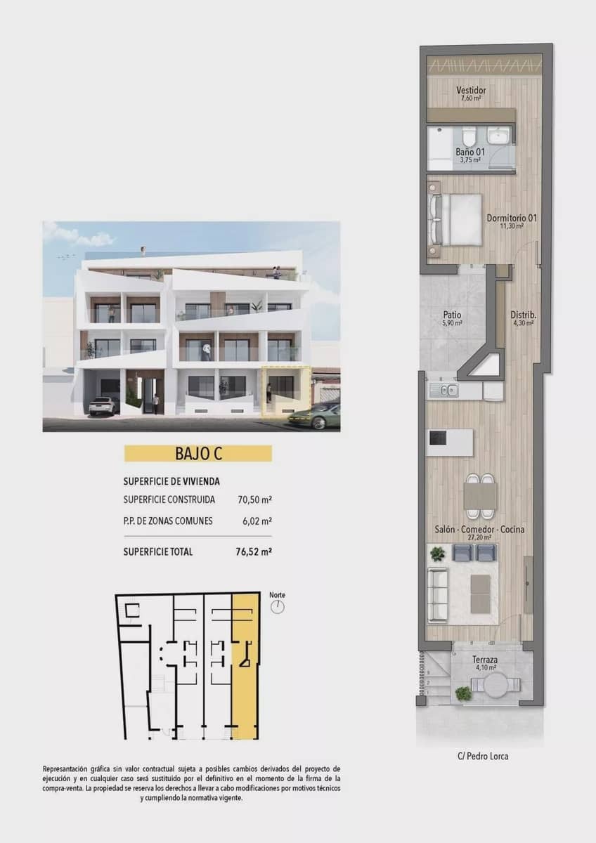 1 bedroom Apartment for sale in Torrevieja with pool - € 219,000 (Ref: 9086850)