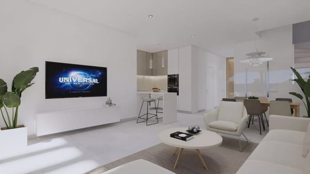 3 soveværelse Semi-Rækkehus til salg i Los Narejos - Punta Calera, Los Alcázares med swimmingpool garage - € 1.390.000 (Ref: 9086862)