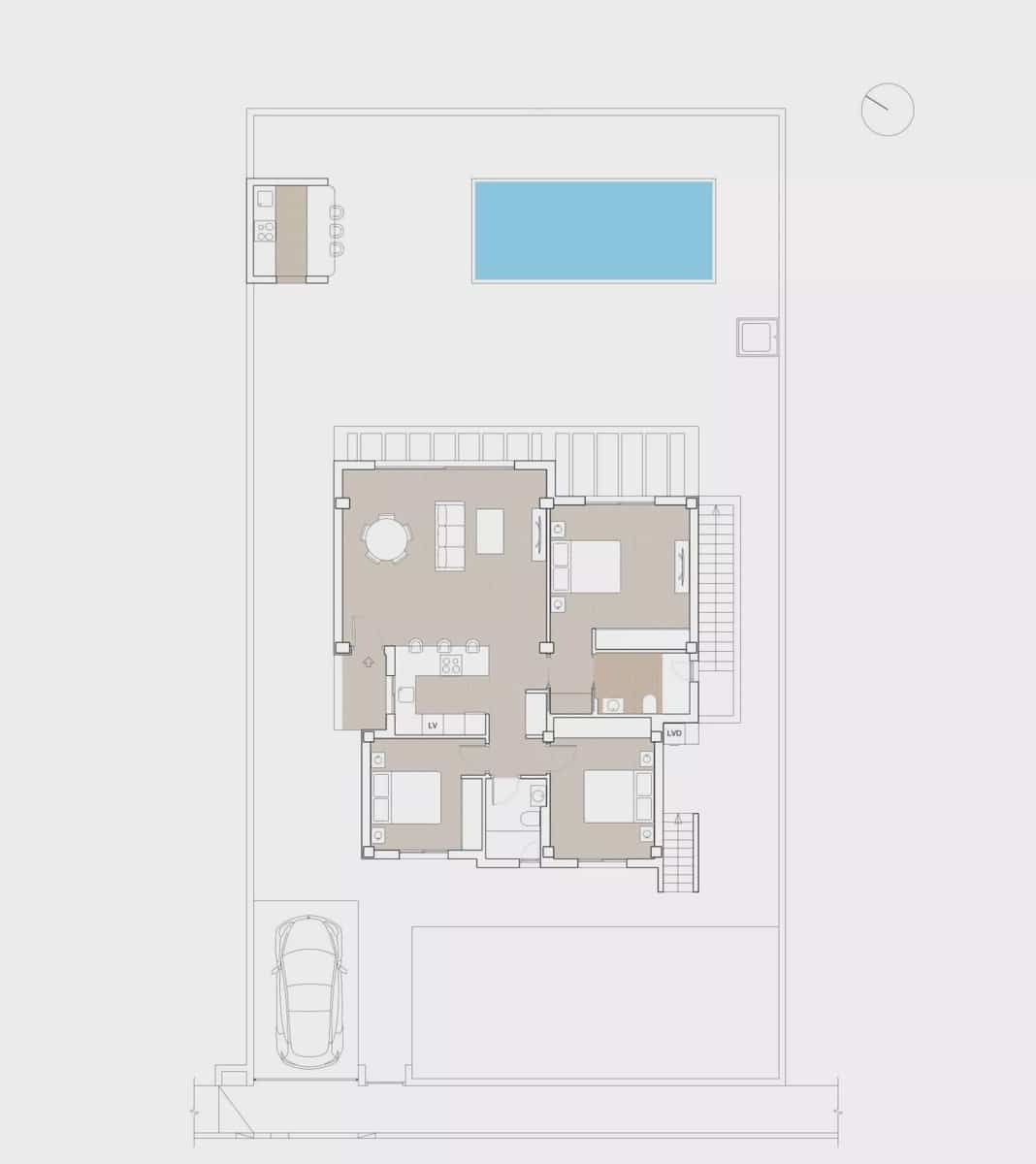 5 bedroom Villa for sale in Polop with garage - € 568,000 (Ref: 9086865)