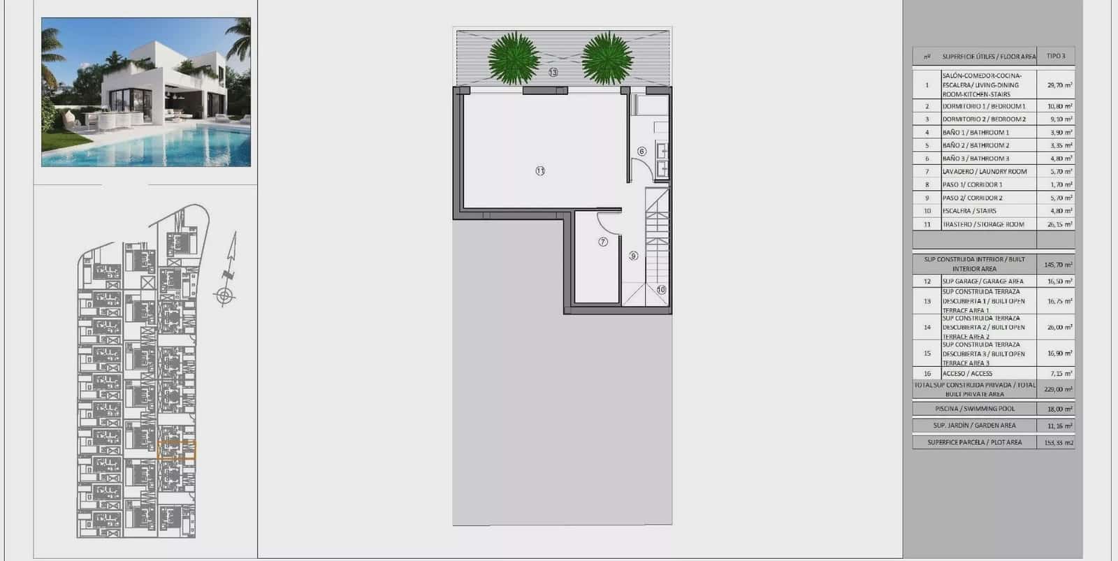 3 bedroom Villa for sale in Finestrat with pool garage - € 578,500 (Ref: 9086931)
