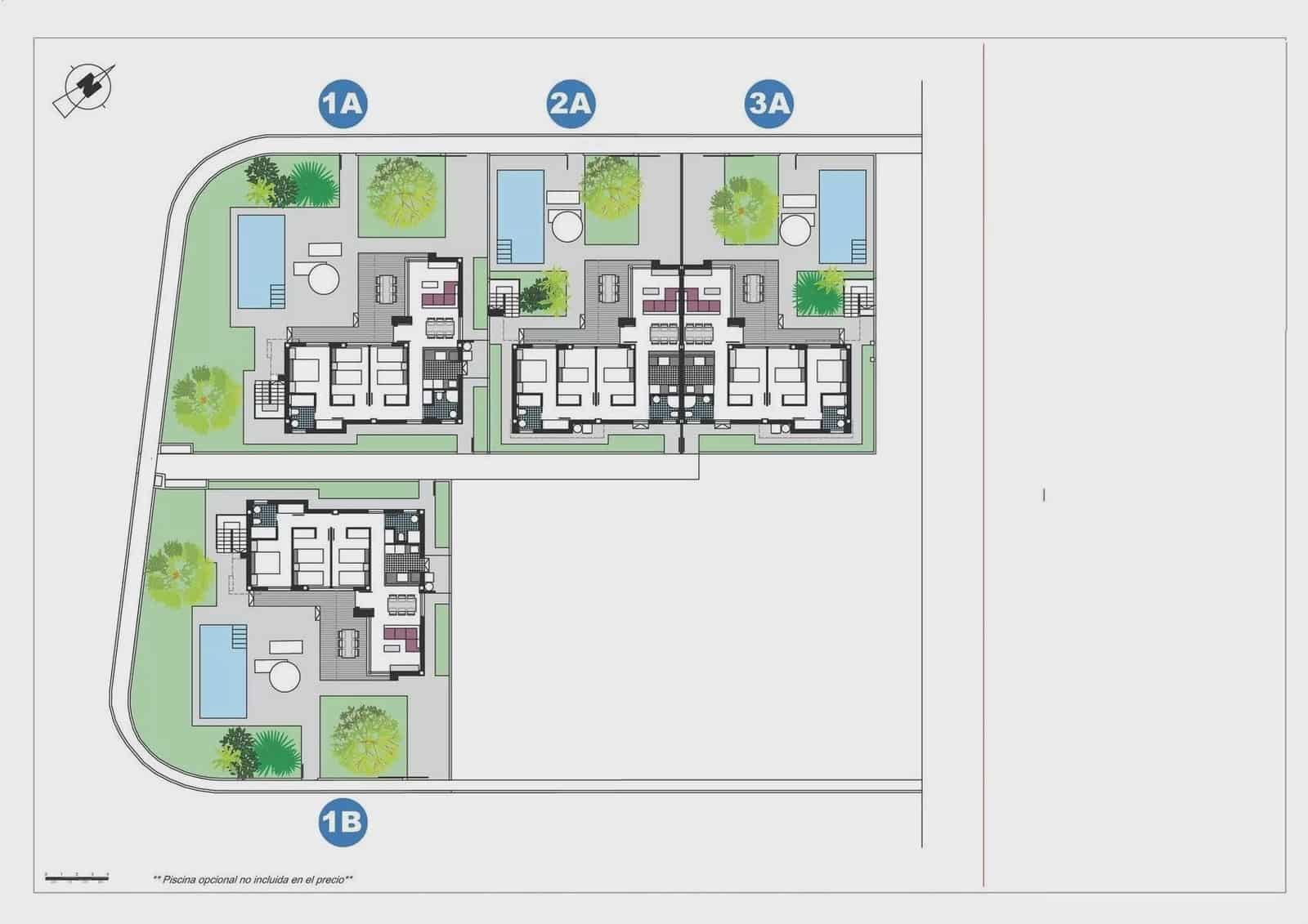 3 soveværelse Semi-Rækkehus til salg i Els Poblets med garage - € 415.000 (Ref: 9086944)