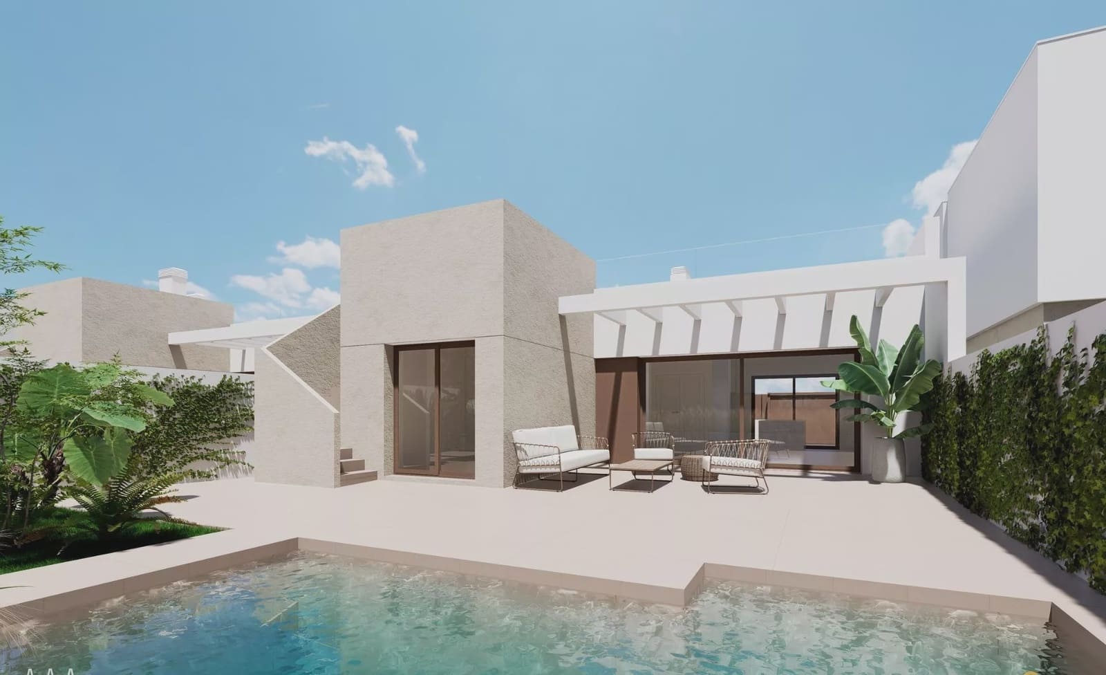 3 camera da letto Bungalow in vendita in Los Alcazares con piscina garage - 350.000 € (Rif: 9086970)