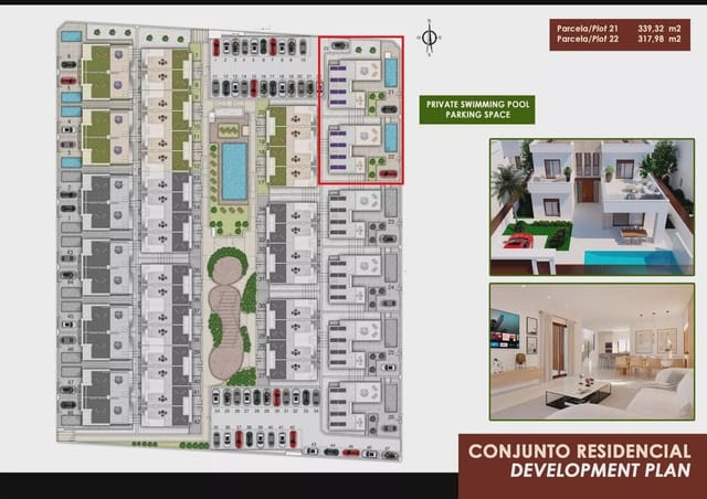 4 makuuhuone Huvila myytävänä paikassa Desamparados - Hurchillo - Torremendo, Orihuela mukana uima-altaan 
autotalli - 649 000 € (Ref: 9087018)