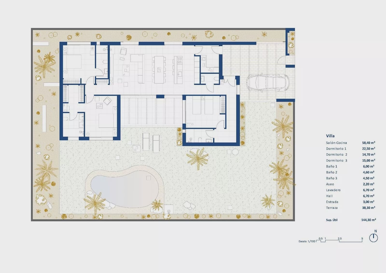 3 soveværelse Villa til salg i Banos y Mendigo med swimmingpool garage - € 646.000 (Ref: 9087031)