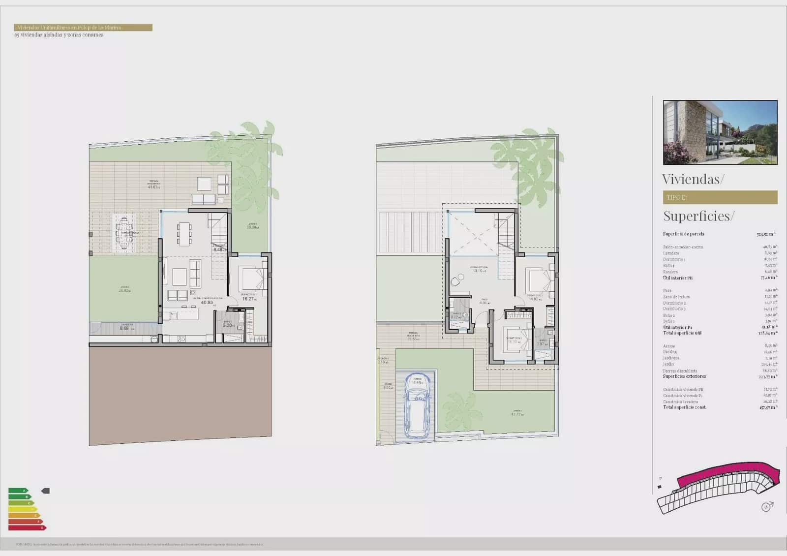 3 bedroom Villa for sale in Polop with garage - € 607,300 (Ref: 9087047)