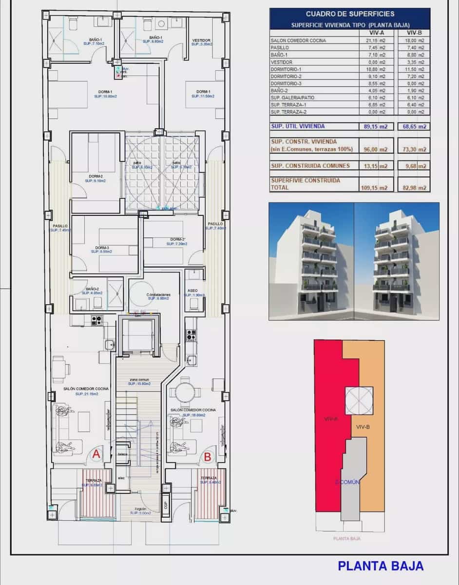 3 chambre Appartement à vendre à Torrevieja avec piscine - 279 000 € (Ref: 9087060)