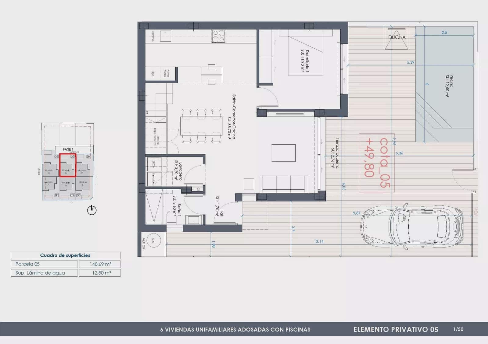 3 bedroom Semi-detached Villa for sale in Benijofar with pool garage - € 465,000 (Ref: 9087062)