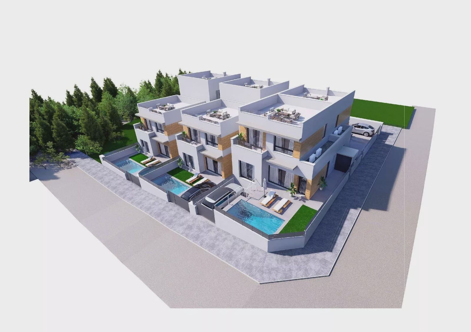 3 bedroom Semi-detached Villa for sale in Benijofar with pool garage - € 465,000 (Ref: 9087062)