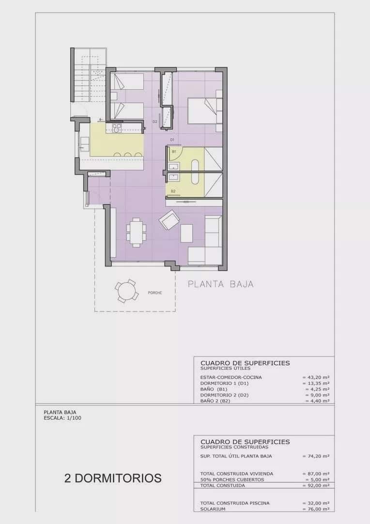 2 bedroom Villa for sale in Playa Honda with garage - € 510,000 (Ref: 9087065)