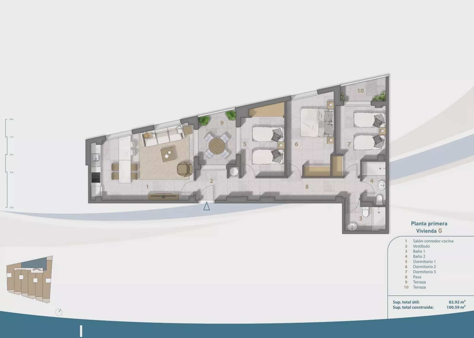 3 bedroom Apartment for sale in Lo Pagan with pool garage - € 450,000 (Ref: 9087093)