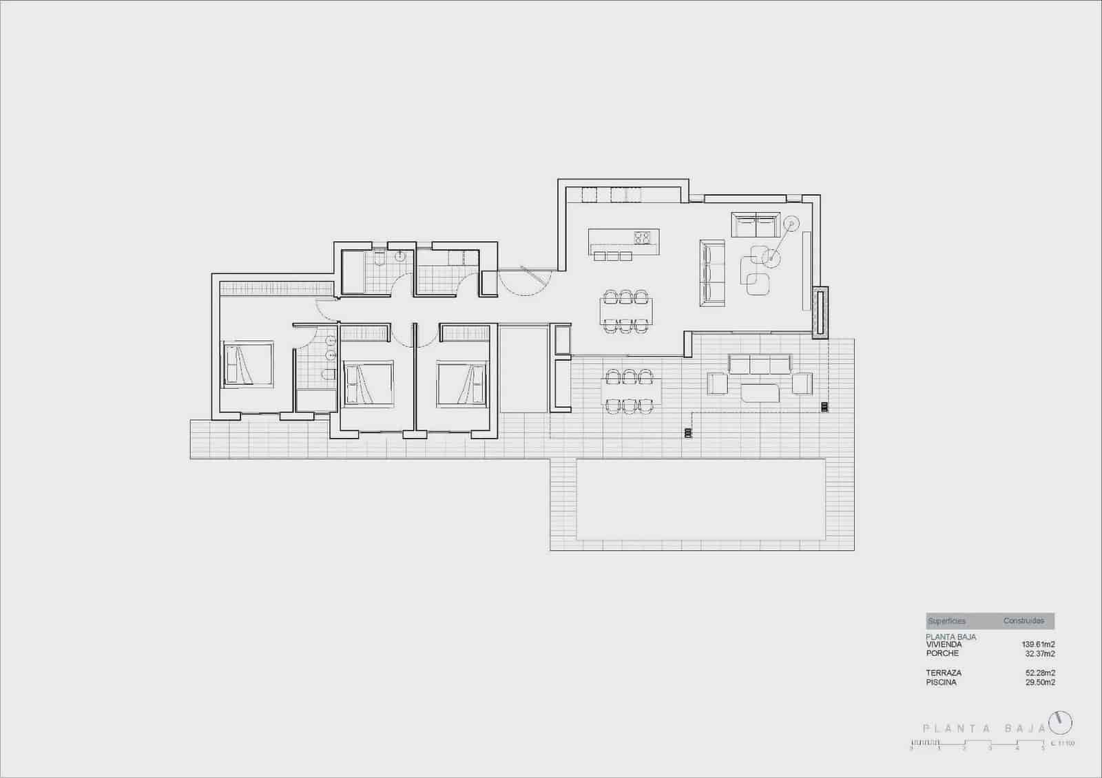 3 slaapkamer Villa te koop in Calpe / Calp met zwembad garage - € 1.190.000 (Ref: 9108637)