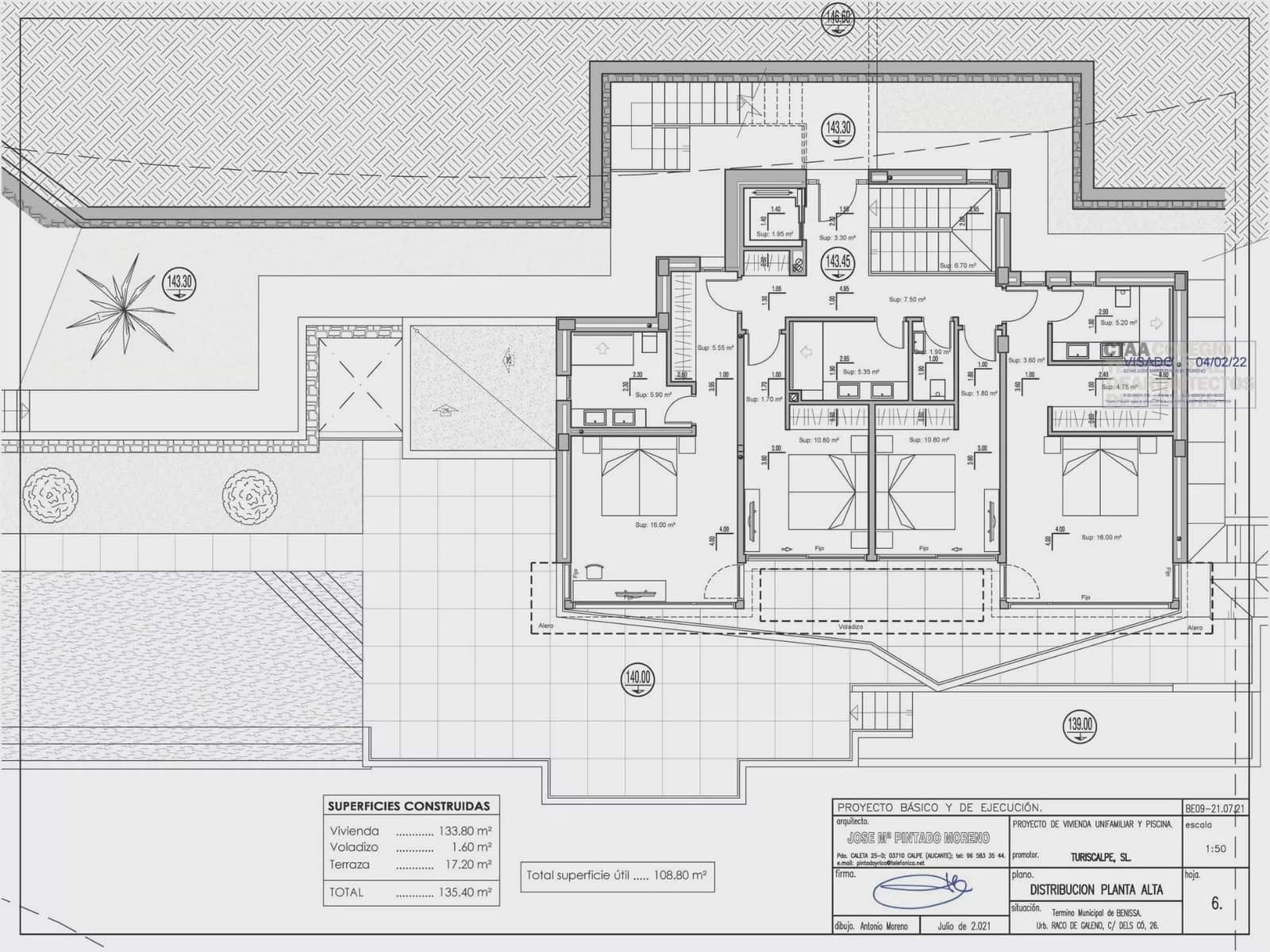 4 bedroom Villa for sale in Benissa with pool - € 2,450,000 (Ref: 9143328)