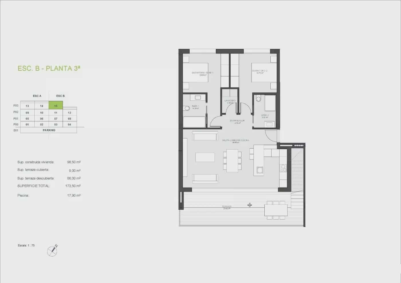 2 Zimmer Apartment zu verkaufen in Orihuela mit Pool Garage - 875.000 € (Ref: 9153318)