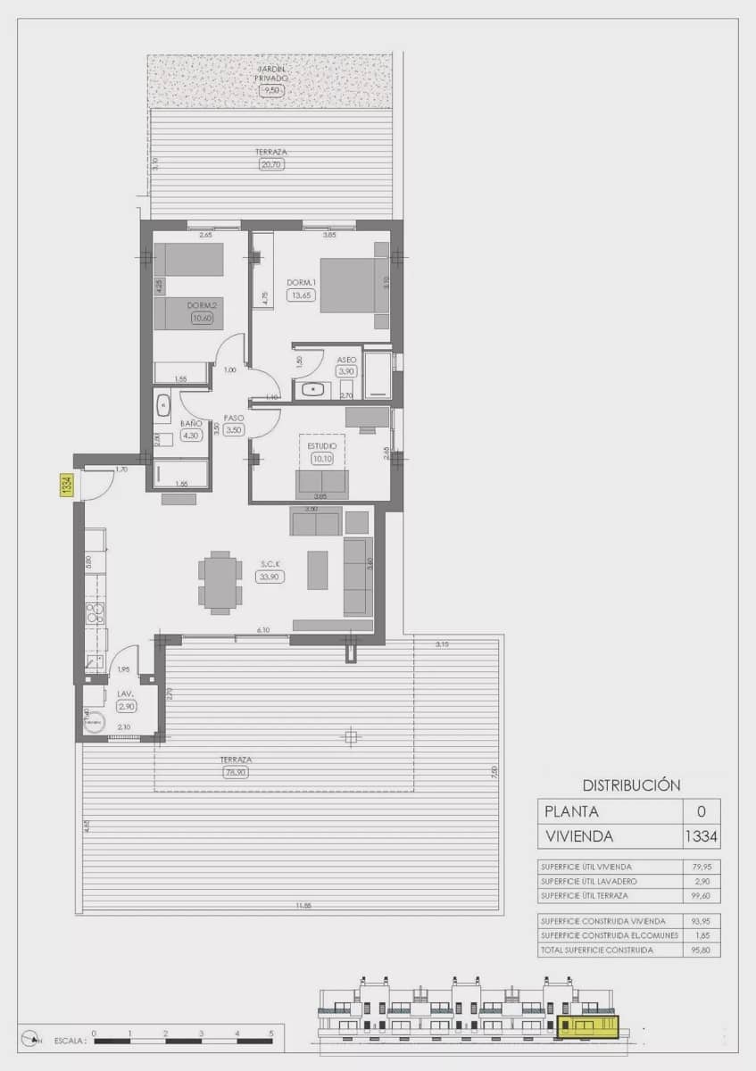 2 quarto Bungalow para venda em Algorfa com piscina - 318 000 € (Ref: 9156310)