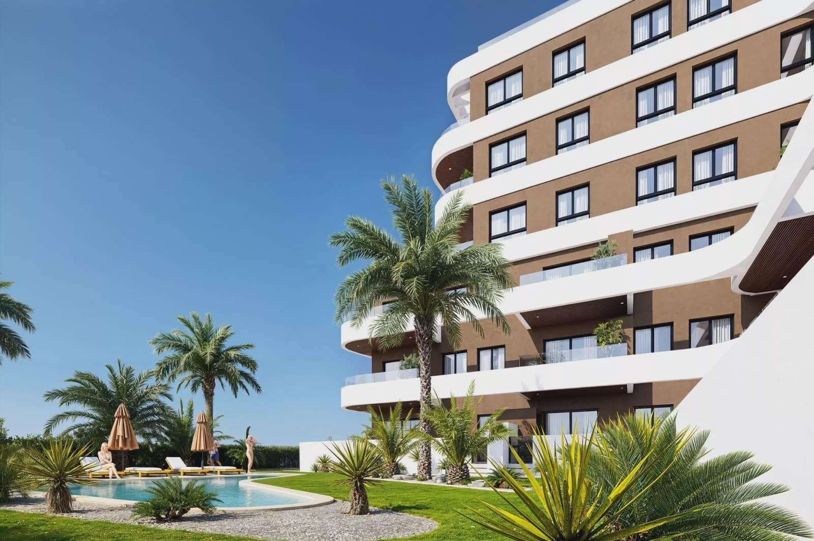 3 soverom Penthouse til salgs i Guardamar del Segura med svømmebasseng garasje - € 695 000 (Ref: 9164820)