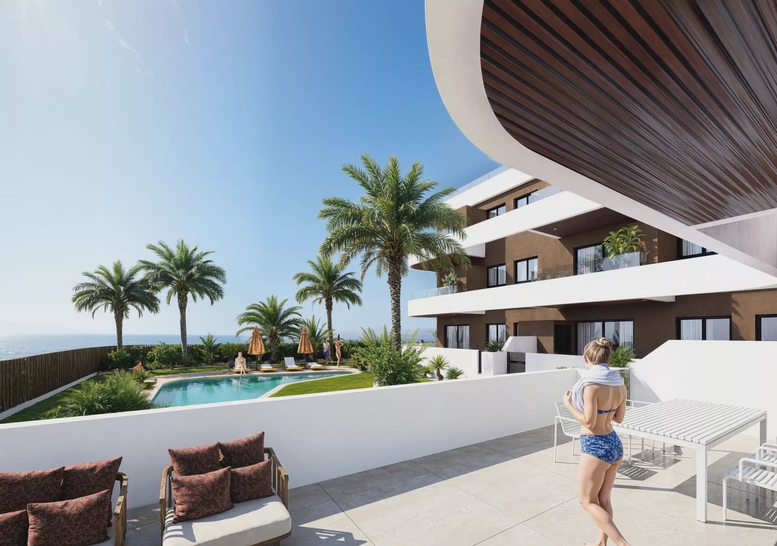 3 soverom Penthouse til salgs i Guardamar del Segura med svømmebasseng garasje - € 695 000 (Ref: 9164820)