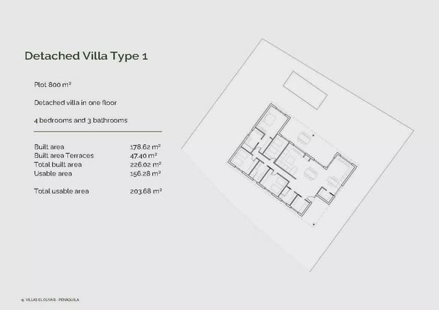 4 slaapkamer Villa te koop in Penàguila - € 518.000 (Ref: 9166610)