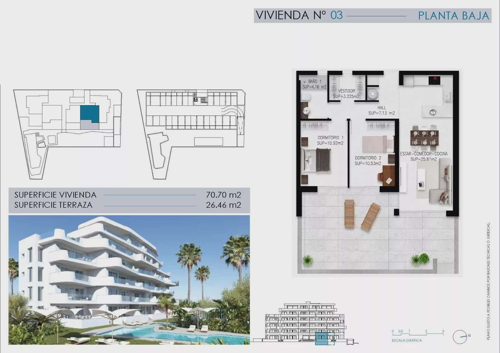 2 soverom Strandleiligheter til salgs i Pilar de la Horadada med svømmebasseng garasje - € 410 000 (Ref: 9175832)