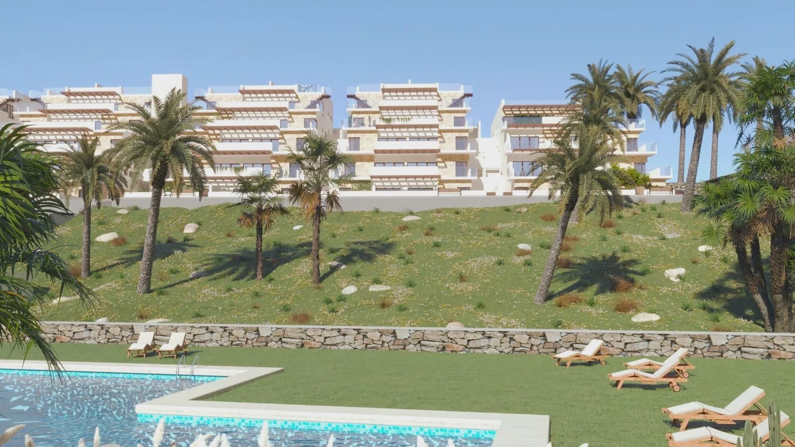 3 soverom Strandleiligheter til salgs i Vera med svømmebasseng garasje - € 388 000 (Ref: 9180405)