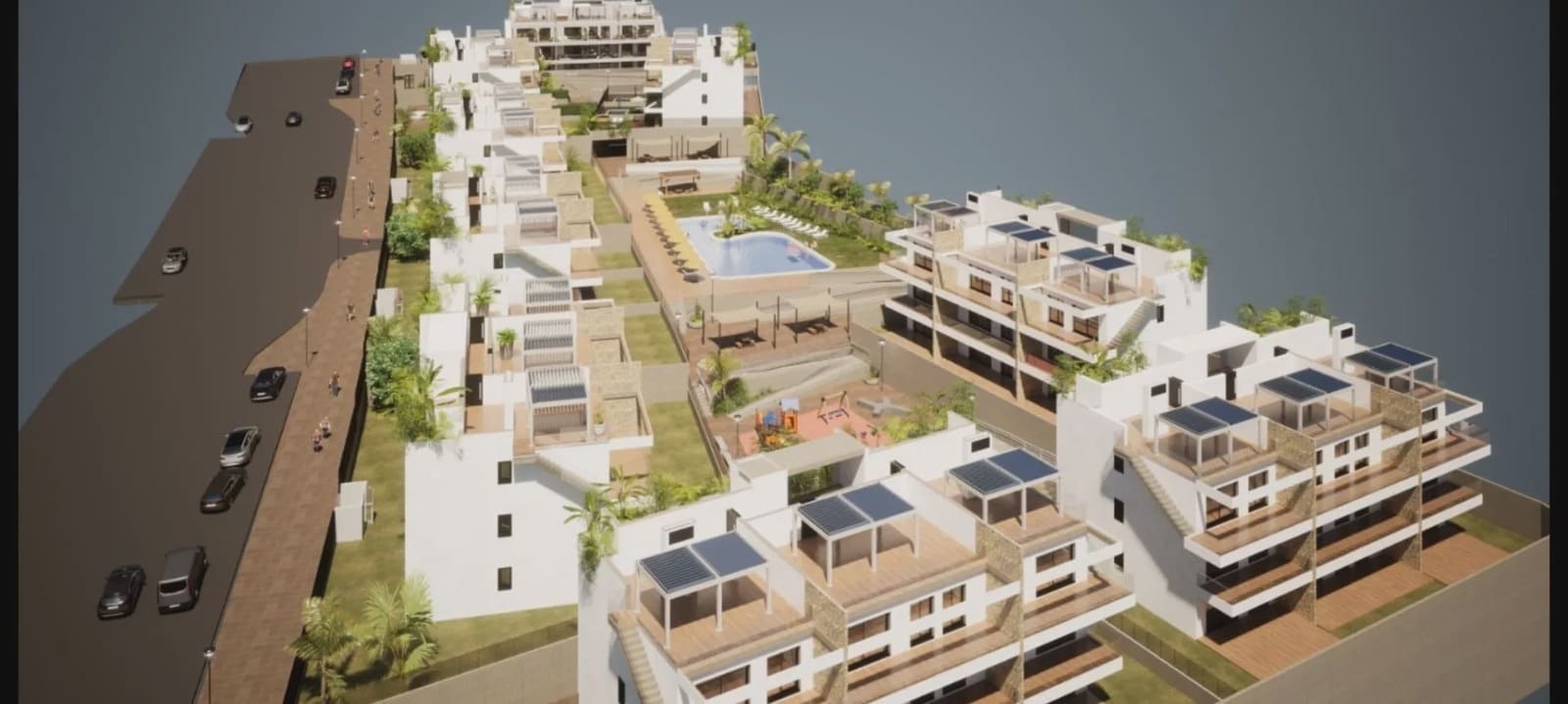 2 chambre Penthouse à vendre à Finestrat avec piscine garage - 360 000 € (Ref: 9187754)