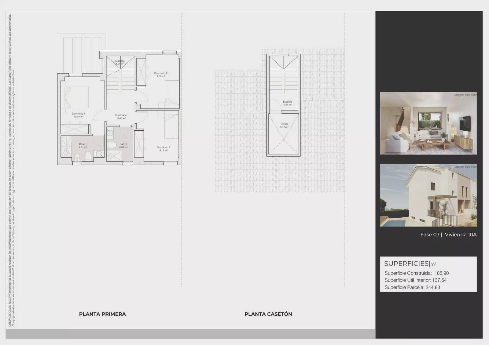3 camera da letto Villetta Bifamiliare in vendita in La Nucia con piscina garage - 594.000 € (Rif: 9187756)