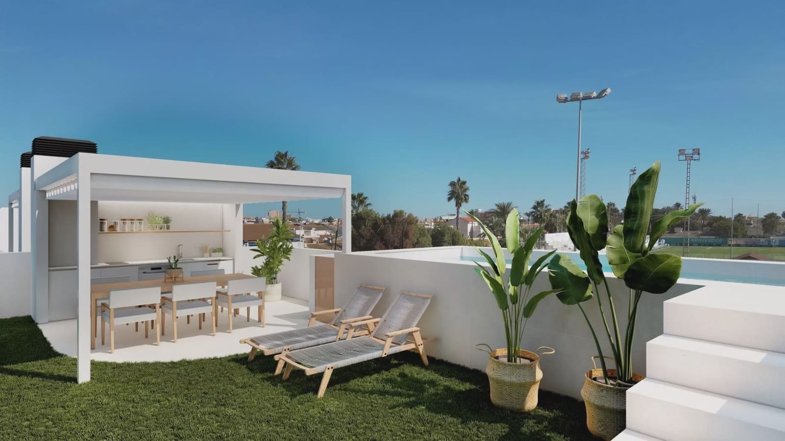 2 bedroom Bungalow for sale in San Pedro del Pinatar with pool garage - € 324,900 (Ref: 9235286)