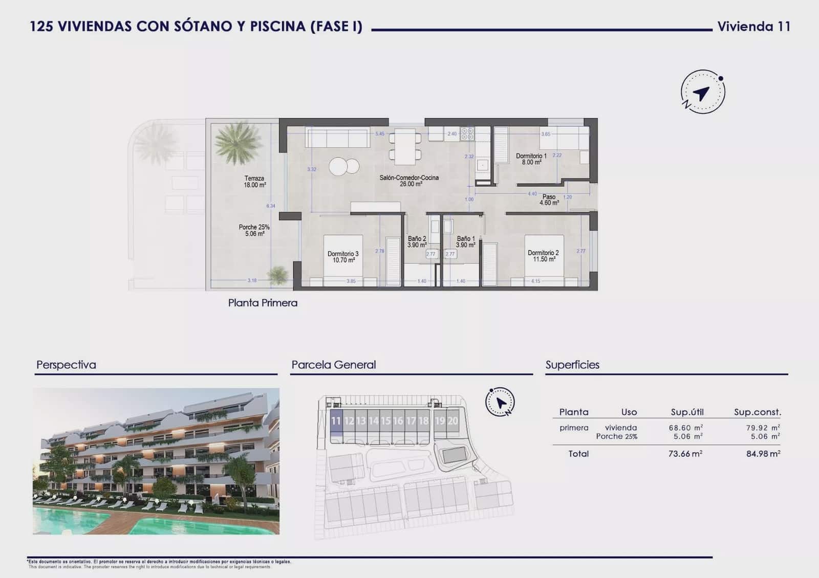 3 bedroom Apartment for sale in Santiago de la Ribera with pool garage - € 250,000 (Ref: 9245734)