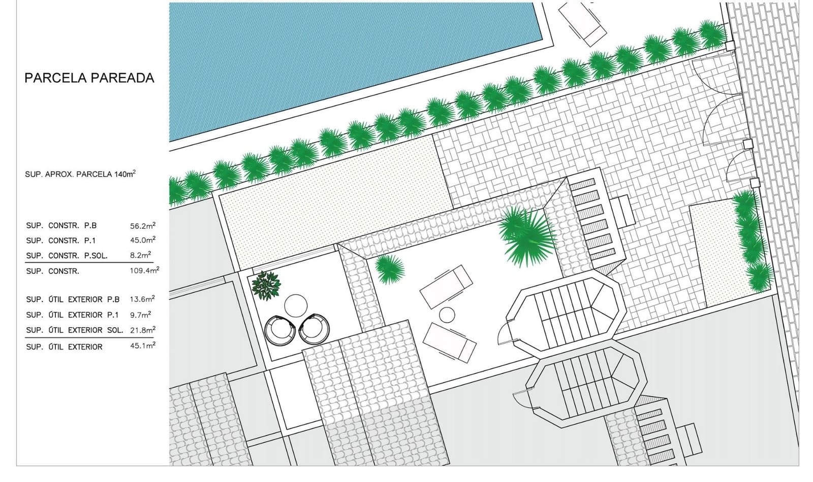 2 soveværelse Villa til salg i San Fulgencio med swimmingpool garage - € 280.000 (Ref: 9248400)