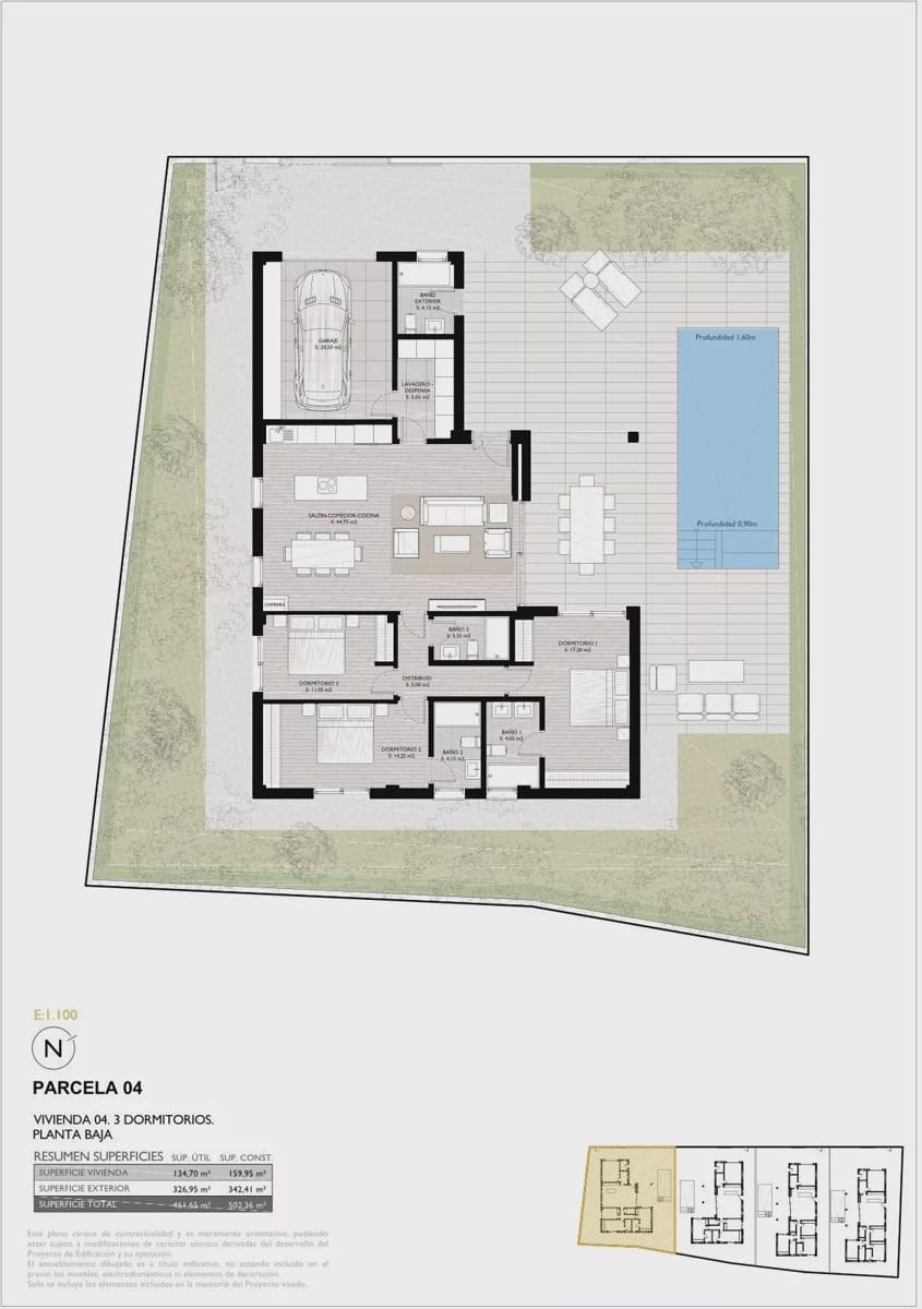3 sovrum Villa till salu i San Pedro del Pinatar med pool garage - 809 950 € (Ref: 9267802)