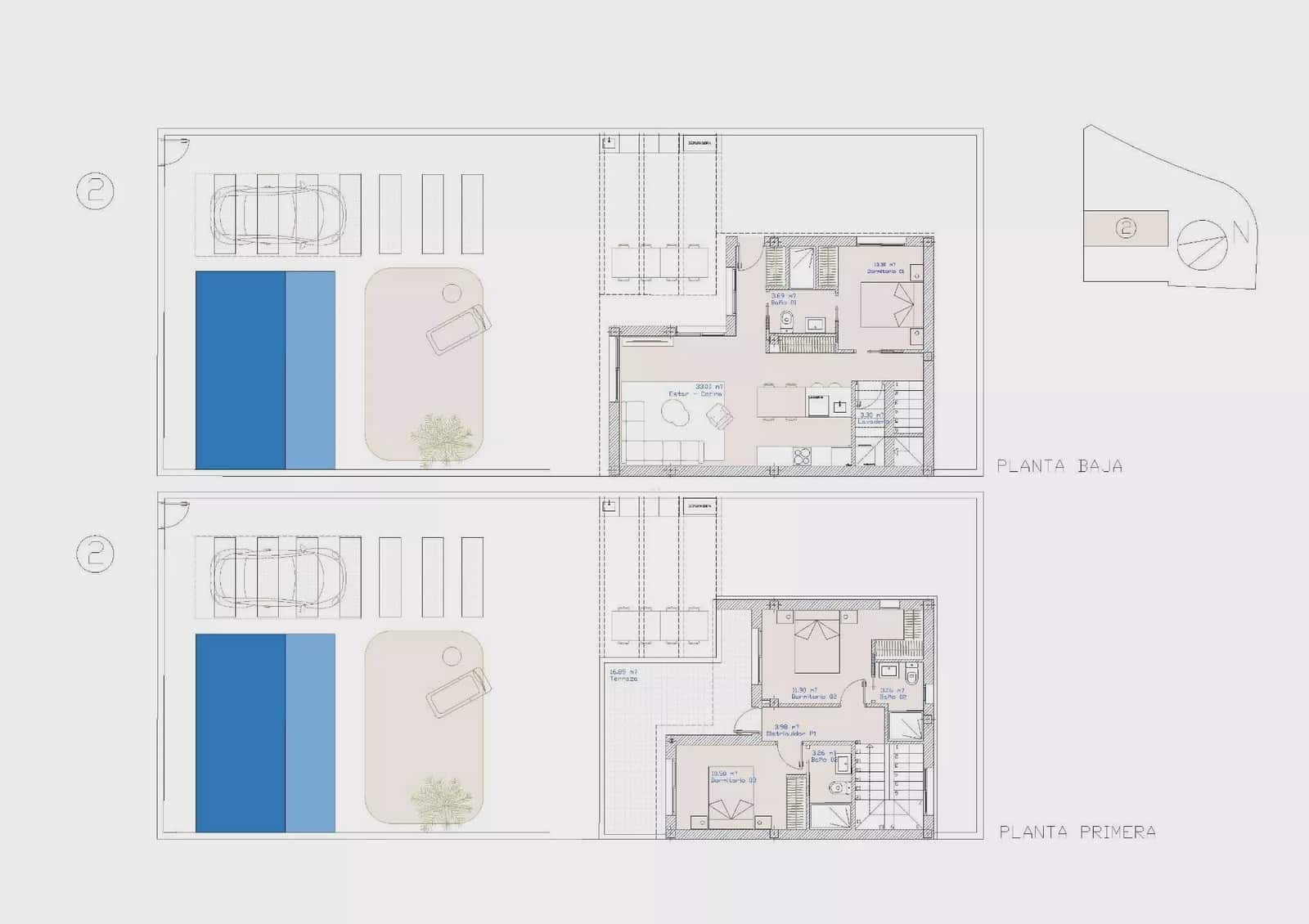 3 bedroom Villa for sale in San Pedro del Pinatar with pool garage - € 519,950 (Ref: 9267803)