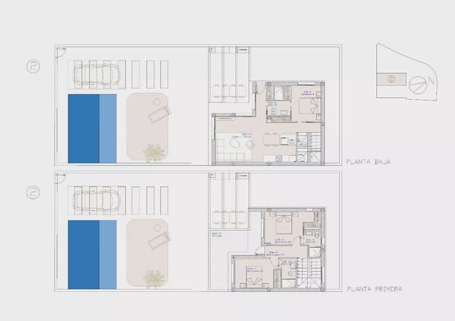 3 soverom Villa til salgs i San Pedro del Pinatar ciudad, San Pedro del Pinatar med svømmebasseng garasje - € 519 950 (Ref: 9267803)